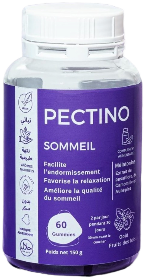 Pectino Gummies Sommeil Mélatonine Fruits des Bois - 60 gummies