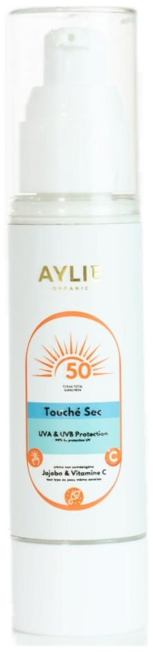 Aylie Organic Écran Total Toucher Sec SPF50 PA++++ 50 ml