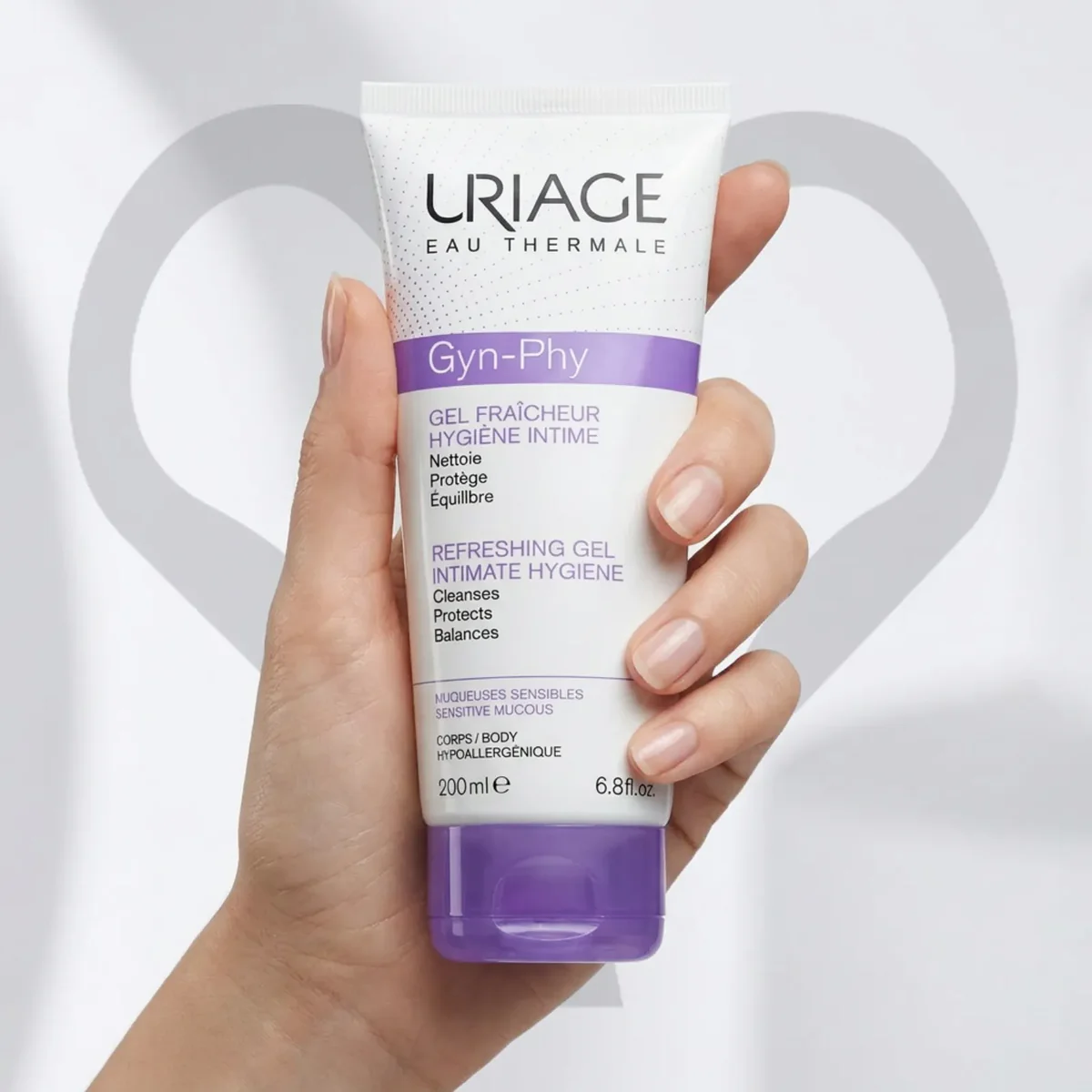 Uriage Gyn-Phy Gel Fraîcheur Hygiène Intime 200 ml — vue 3