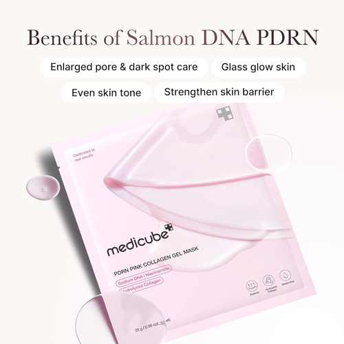Medicube Salmon PDRN Pink Collagen Jelly Gel Mask 28 g — vue 3