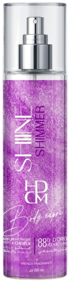 Shiine Body Capri Shimmer Brume Pailletée Corps & Cheveux 200 ml