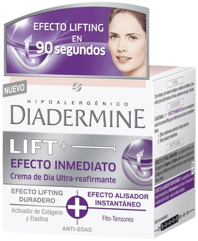 Diadermine Lift+ Effet Lift Immediat - Crème de Jour Ultra-Raffermissante 50 ml