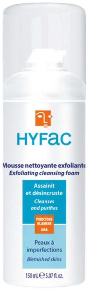 Hyfac Mousse Nettoyante Exfoliante 150 ml