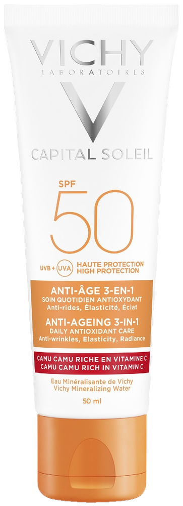 Vichy Capital Soleil Soin Anti-Âge Antioxydant 3-en-1 SPF50 50 ml