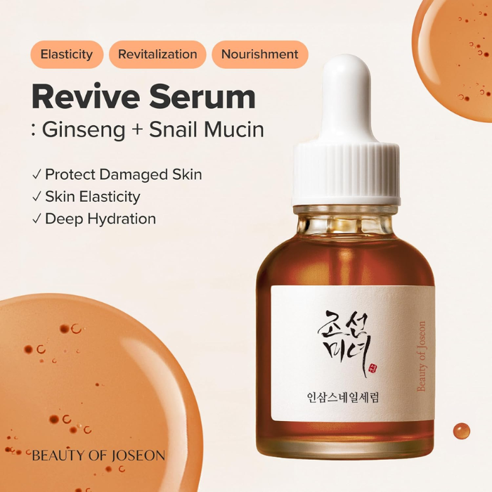 Beauty of Joseon Revive Sérum: Ginseng + Snail Mucin 30 ml — vue 3