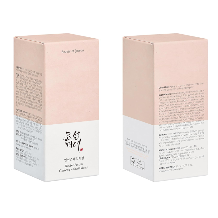 Beauty of Joseon Revive Sérum: Ginseng + Snail Mucin 30 ml — vue 4