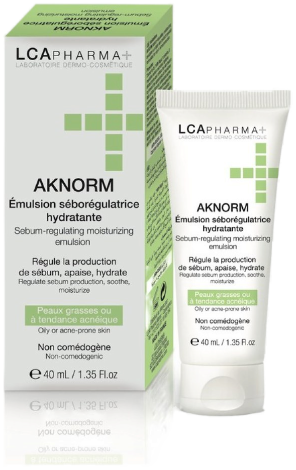 LCA Pharma Aknorm Émulsion Sébo-régulatrice 40 ml