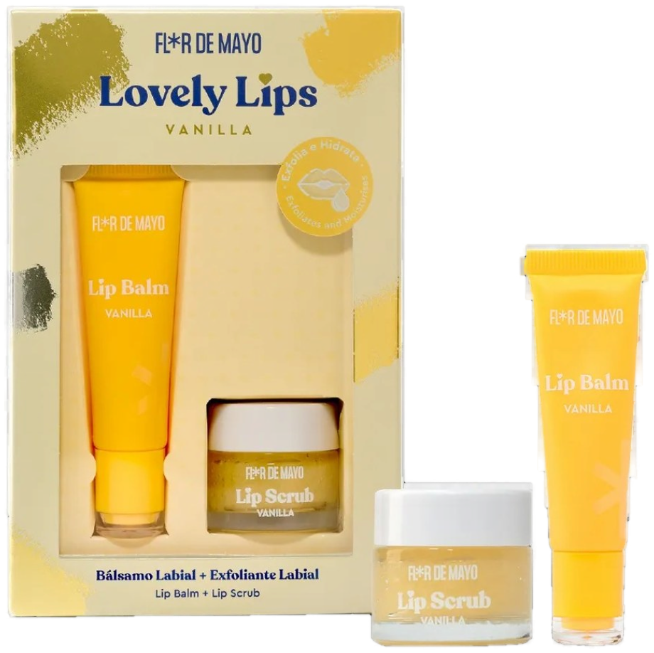 Flor de Mayo Lovely Lips Coffret Vanille Exfoliant 10 g + Baume 10 g