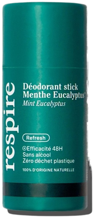 Respire Déodorant Stick Menthe Eucalyptus Bio 50 g